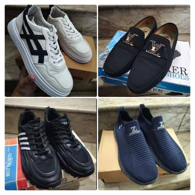 Branded Shoes Sale – Skechers Joggers, Black Leather Boots – Size41 42