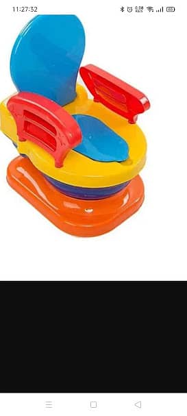 Baby Potty Seat & Training Chair 3 in 1 Functions - Commode Shaped