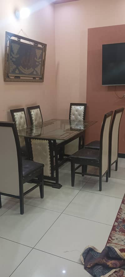 Six Chair Dining Table Set