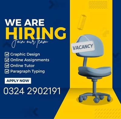 Part Time Full Time Job / Data Entry Job / Typing job / Assignment Job