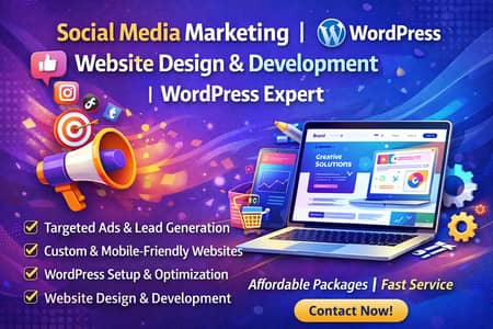 Social Media Marketing | Website Design & Development | WordPress
