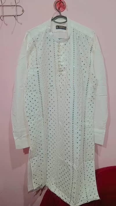 mehndi wala  white dears and  white shoes