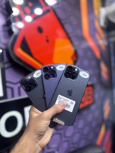 Apple iPhone 14 Pro Max 256GB PTA Approved Dual eSIM(LLA) 100% Battery