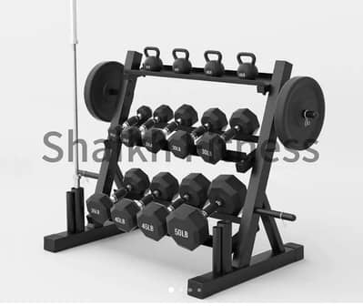 Rubber Coated Dumbbells | Home Gym Equipment | commercial dumbbells