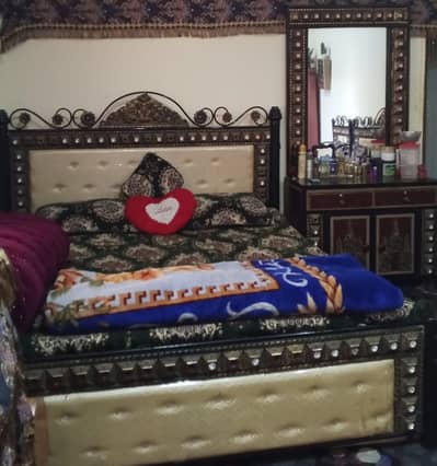 iron Bed Set//Bed With Dressing Table+Wardrobes//Complete Bedroom set