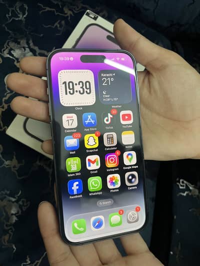 Iphone 14 Pro Official PTA approved Urgent sale (with Box)