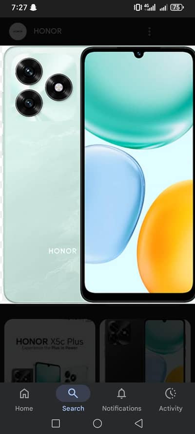 honor x5c plus 4+128