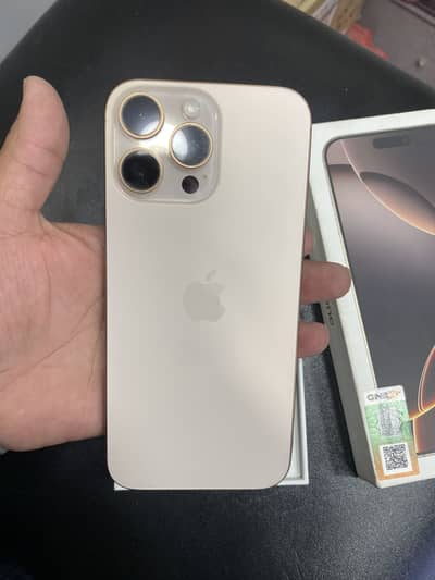 iPhone 16promax 256 desert