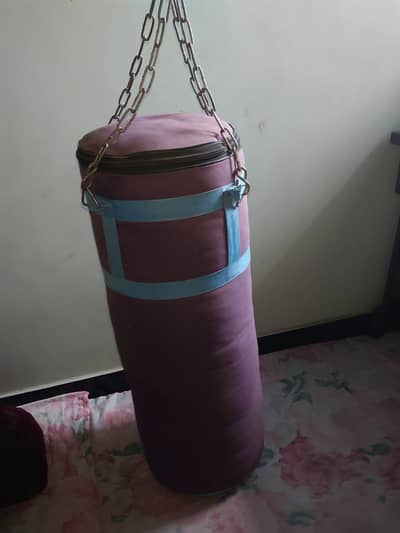 Used Punching Bag in Good Condition – Perfect for Training"
