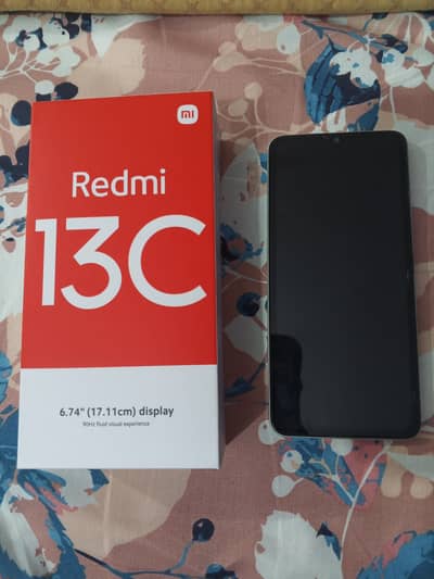 Redmi 13C with Box and original charger