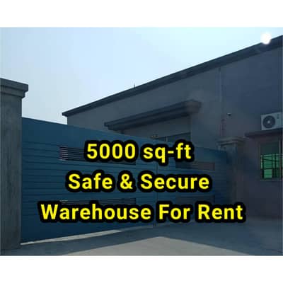 1 Kanal Warehouse or Factory Available For Rent