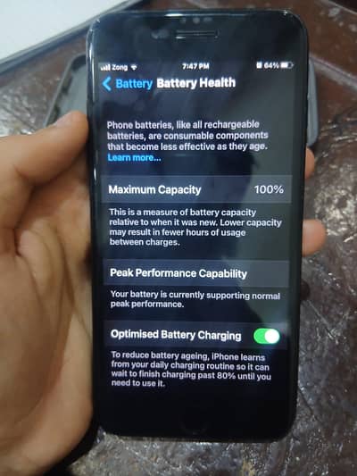Iphone 7plus only battery changed from iphone fix lab