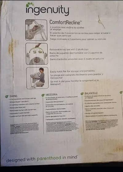 Ingenuity Soothe and delight Portable Swing