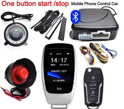PKE passive Keyless Entry   system with shock sensor degital remote