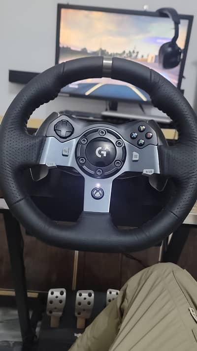 LOGITECH G920 DRIVING FORCE STEERING WHEELS & PEDALS