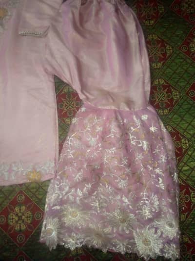 shrara 2 piece dress in organza and masoori fabric