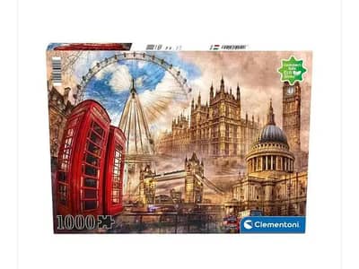 Clementoni 1000 Pcs vintage London puzzle (Sealed pieces)