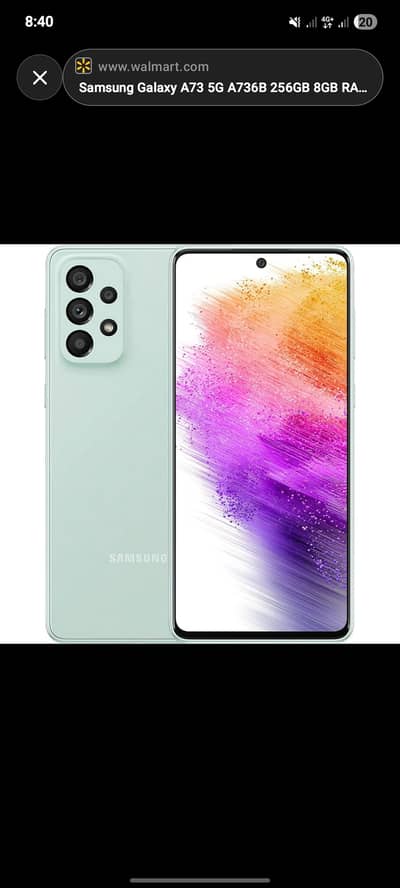 Samsung Mobile A73 5G
