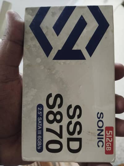 Sonic SSD S870 512GB hardisk