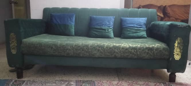 5-Seater Sheesham Wood Sofa