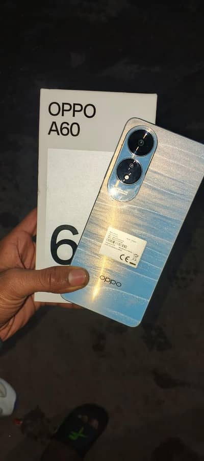 oppo A60 available for sale with original box and charger