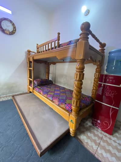 Tripple bunk bed,king size bed