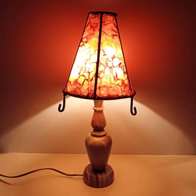 Vintage Onyx Stone Floor Lamp with Leather Shade | Elegant Display Déc