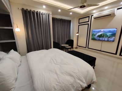 Elysium Mall studio lavish Corner view apartment available on rent for daily and weekly basis