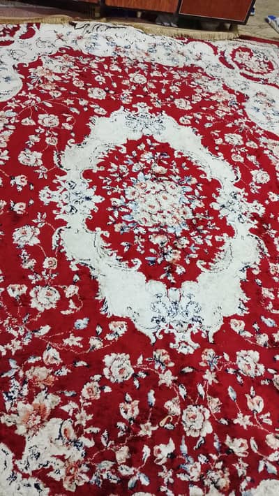 zargar super soft rug/ carpet in red