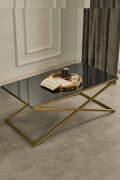 Center Table with Glossy Top | Modern Design | Brand New
