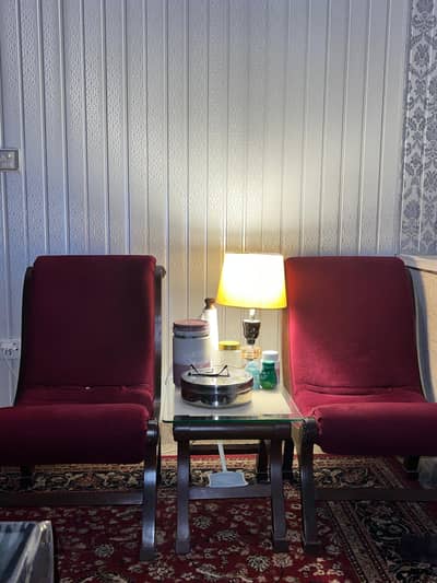 Coffee table and chairs