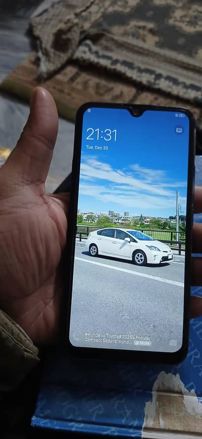 Vivo Y15 with original charger and box