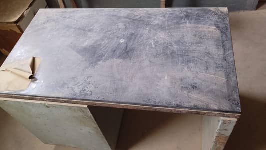 Office table heavy iron.