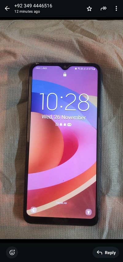 samsung a12 mobile phone urgent sale now