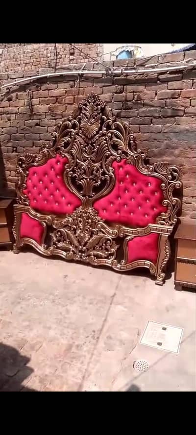 Bed set dressing wadrobe show case mukamal set