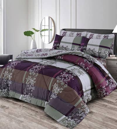 6 pcs Cotton salonica printed Razai sets