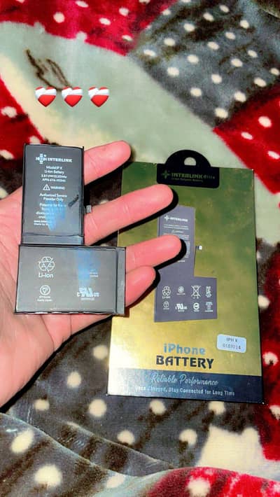iphone x battery interlink bil kul new 1 bar hi youz nhi hui