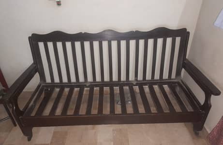 Original Wood (Lakri) Sofa Set