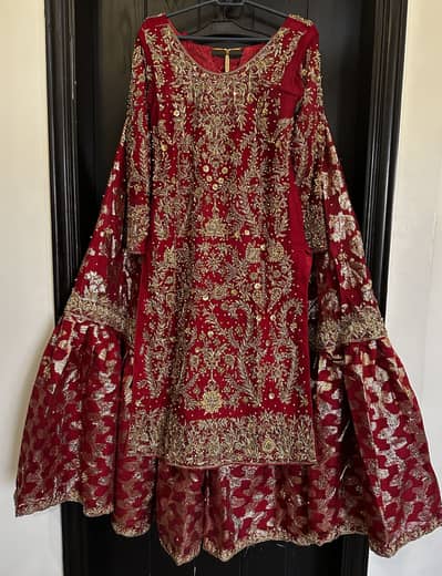 Red Barat Bridal Dress – Like New, Only Worn Once
