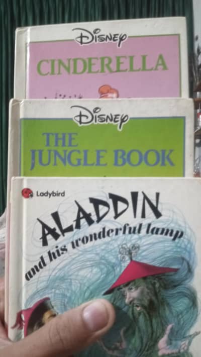 Disney Cinderella, Jungle Book & Ladybird Aladdin