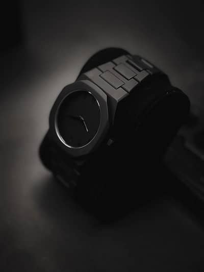 Premium Black Arabic Aura Watch - With Box