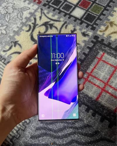 Note 20 ultra official approved 12-256 dual sim box charge imei mach