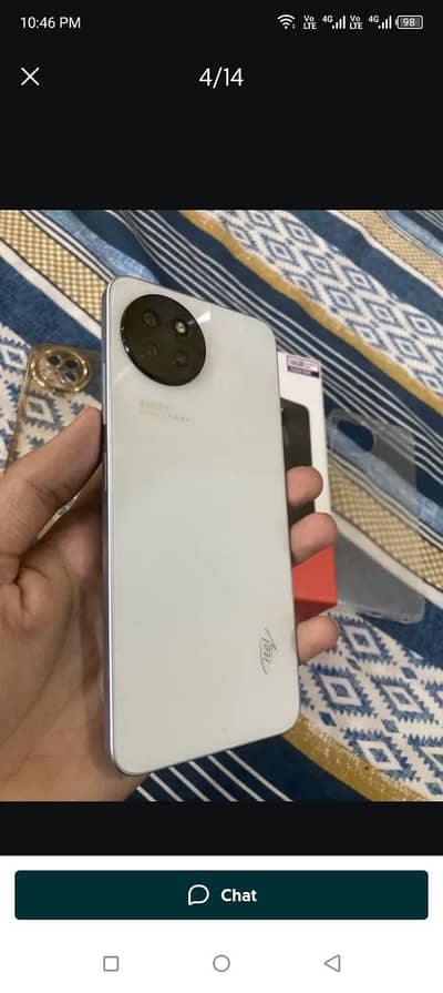 itel s23 white color  not open seal pack 8/256 itel s23