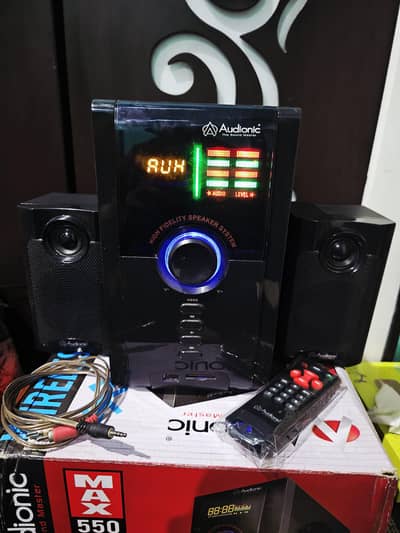 Audionic MAX 550 Plus BT Speaker full woofers