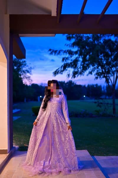 Lilac Purple colored Valima maxi