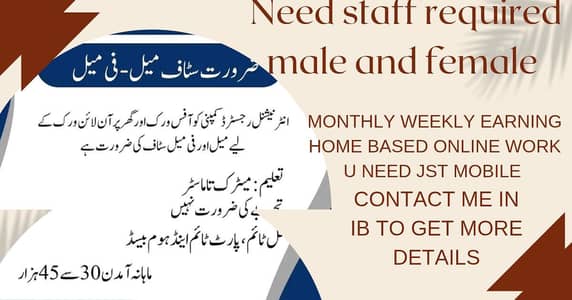 staff required male and femLe