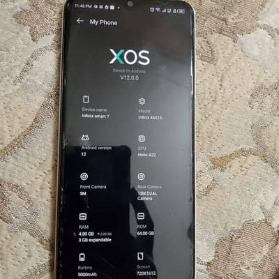 Infinix smart 7 - Neat & Clean , Urgent Sale