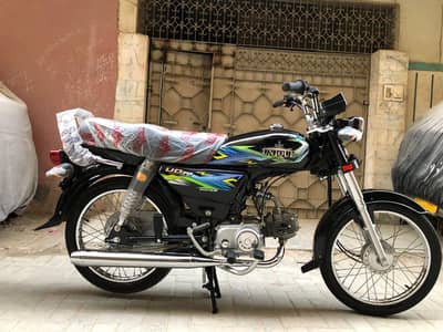 unique 70 bike 2024/25 Karachi registration just like a showroom