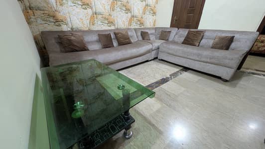 L Shape sofa + Table