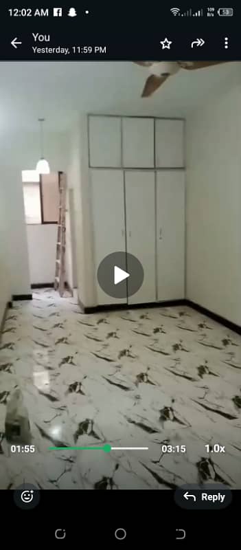 2 Bed DD flat 1st floor 950 sqrfet Bungalow face in DHA phase 6 Rahat commr street rent 70 hazar final no watar mantinance charges pani apna khud dalwana hy 2 tenkiyan lagi hui hain . 0322.5996882